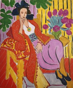 Red Robe and Violet Tulips, 1937
